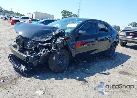 2017 Toyota Corolla Le из США, поврежденный, VIN 5YFBURHE7HP653637